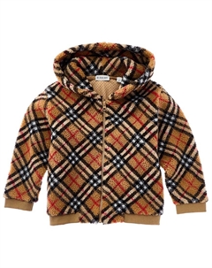 Толстовка с капюшоном Vintage Check из флиса, коричневый Burberry