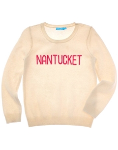 Nantucket Girls Locale Кашемировый свитер, белый J.mclaughlin