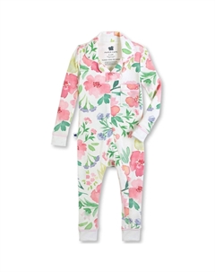 Пижама из хлопка пима с цветочным рисунком в акварельном стиле, цвет watercolor Paper cape