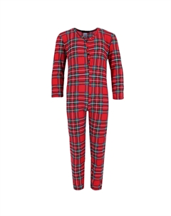 Пижамный комбинезон в клетку для девочек, красный Grumpy & gorgeous