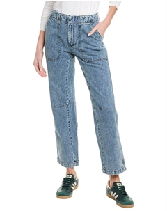 Джинсы прямого кроя Leyton Elle длиной до щиколотки от, синий Rag & bone