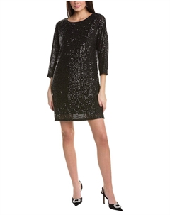 Платье-летучая мышь, черный Vince camuto