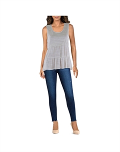 Женская кофта без рукавов с круглым вырезом, белый Floral & ivy