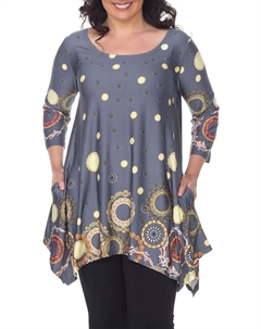 Блузка женская, серый White mark