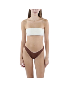 Cabana Bottom Женские блестящие плавки Bitsy Swim Bottom Раздельные, цвет cafe L*space