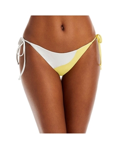 Женские плавки Dani Colorblock с завязками по бокам, раздельные, цвет cream/lemon L*space