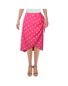 Женская юбка-халат Ami в горошек с имитацией запаха, розовый Riley & rae