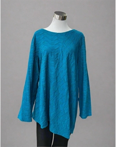 Женская туника с узором «водопад ангел» в бирюзовом цвете Habitat