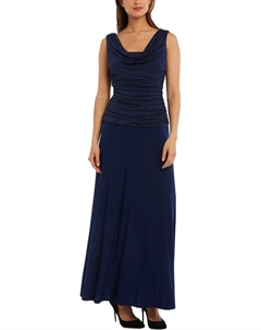 Женское блестящее вечернее платье полной длины R&m richards