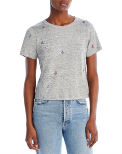 Женская футболка из льняной смеси, цвет heather grey Chaser