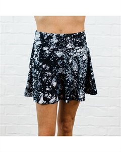 Женская струящаяся юбка для плавания с высокой талией и шортами, цвет gray getaway Calypsa