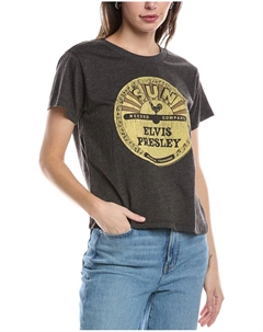 Укороченная футболка с принтом, черный Chaser