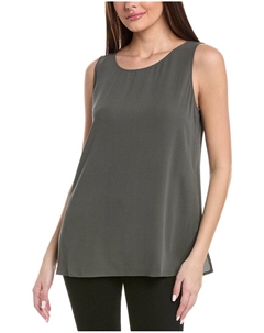 Шелковая туника, серый Eileen fisher