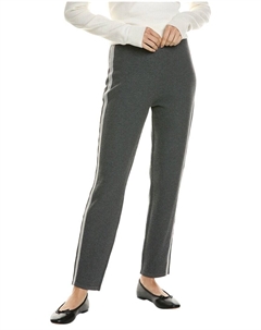 Трикотажные брюки Melange Spectator Stretch Pique, серый St. john