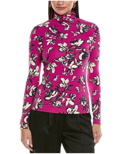 Топ с цветочным принтом Magnolia, розовый St. john