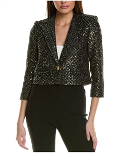 Текстурированная куртка, черный St. john