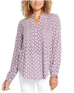 Туника со складками спереди, цвет multi Nydj