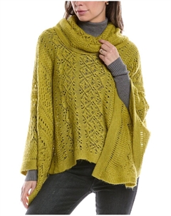 Tyler böe пончо из смеси мохера и вязания крючком, зеленый Tyler boe