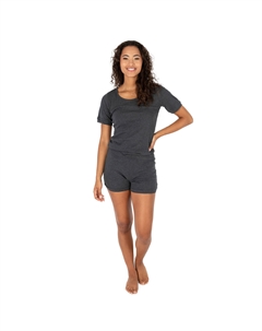 Женская хлопковая пижама из двух частей, темно-серый Leveret