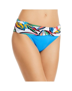 Женские плавки-брифы с принтом и имитацией запаха, раздельные, цвет skyline Bleu rod beattie