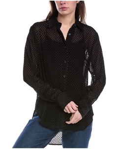 Рубашка Lila Burnout от, черный Rag & bone