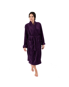 Женский флисовый халат, фиолетовый Leveret