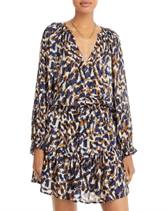 Женское платье-миди Jill из вискозы в стиле бохо, цвет saharan multi Velvet by graham & spencer