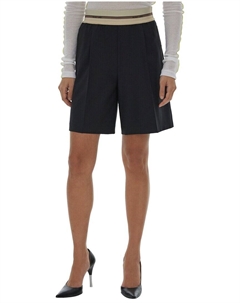 Свободный крой надевать шерстяные шорты, черный Helmut lang