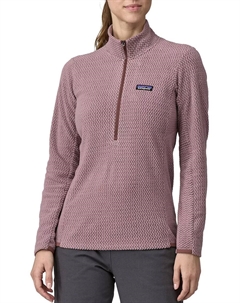 Женский пуловер R1 Air с молнией 1/2, цвет Stormy Mauve Patagonia