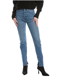 RE/DONE Джинсы Super High Drainpipe Atomic, синий Redone