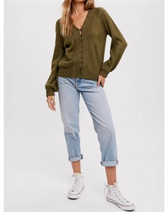 Свитер женский, оливковый Bluivy