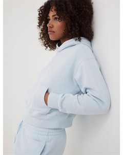 Женская укороченная толстовка Hart Eco-Fleece, цвет ice blue Bench
