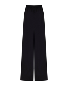 Широкие брюки из креп-сатина, черный Nocturne