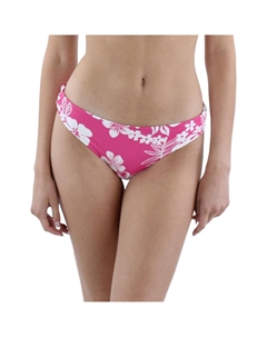 Пляжные классические женские плавки из полиамида и полиэстера, белый/розовый Roxy