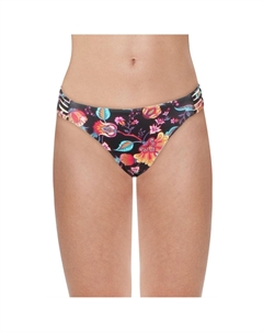 Alana женские цветочные стринги плавки раздельные, черный Nanette lepore