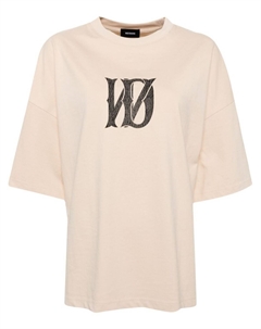 Футболка с логотипом, серый We11done