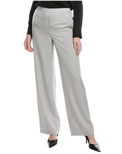 Широкие шелковые брюки, серебряный Theory