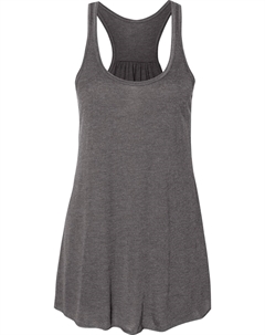 Женская струящаяся майка-борцовка Bella Ladies, цвет dark heather Bella+canvas