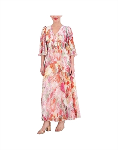 Женское шифоновое платье макси с цветочным принтом, розовый Vince camuto