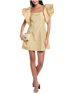 3.1 Мини-платье с рукавами-фонариками Phillip Lim, коричневый 3.1 phillip lim