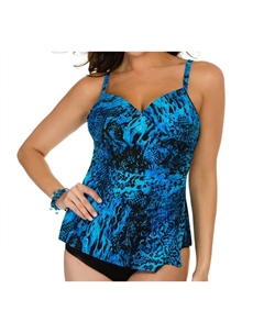Женский купальник, синий Miraclesuit