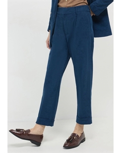 Брюки CON RISVOLTO EFFETTO , синий Calliope