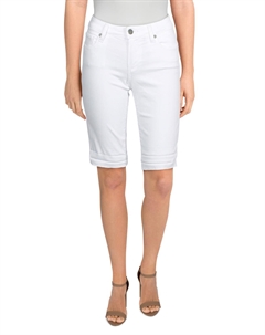 Женские шорты-бермуды Jax с манжетами на коленях, цвет optic white Paige