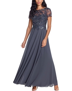 Маленькое женское вечернее платье макси с бисером Xscape