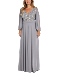 Женское вечернее платье из полиэстера с пайетками R&m richards