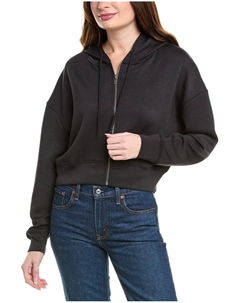 Укороченная флисовая кофта на молнии Cloud, черный Vintage havana