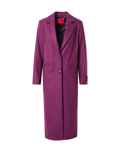 Шерстяное пальто Between-Seasons Coat Mojeni, фиолетовый Hugo