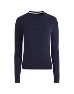 Лонгслив Shirt, темно-синий Guess