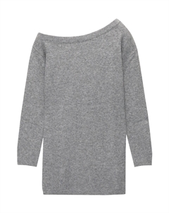 Вязаное платье Knitted dress, серый Pull & bear