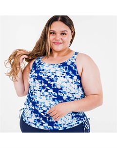 Женский купальник-танкини Maya Maya с вынимающимися чашечками - Patterns, цвет blue drift Calypsa